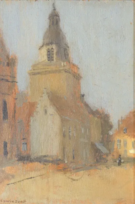 Framed Print : Eglise de Ville, n. d. Creator: Frank Edwin Scott Framed Print : Eglise de Ville, n. d. Creator: Frank Edwin Scott