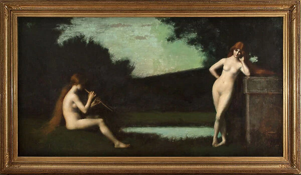 Eglogue, c.1879. Creator: Jean Jacques Henner