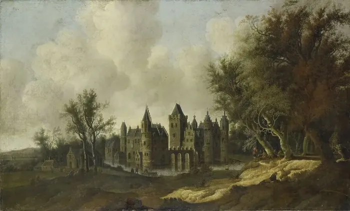 Framed Print : Egmond Castle, 1653. Creator: G.W. Berckhout Framed Print : Egmond Castle, 1653. Creator: G.W. Berckhout