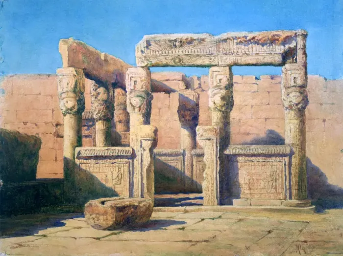 Framed Print : Egypt, 19th century. Artist: Frances Anne Lee Framed Print : Egypt, 19th century. Artist: Frances Anne Lee