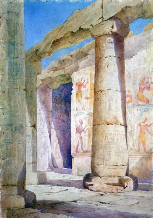 Framed Print : Egypt, 19th century. Artist: Frances Anne Lee Framed Print : Egypt, 19th century. Artist: Frances Anne Lee