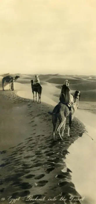 Framed Print : Egypt - Lookout into the Desert, c1918-c1939. Creator: Unknown Framed Print : Egypt - Lookout into the Desert, c1918-c1939. Creator: Unknown