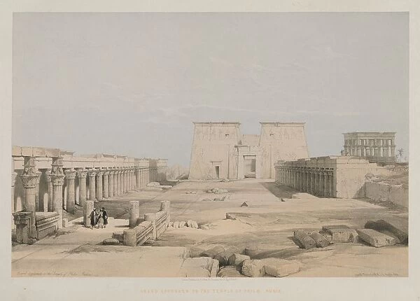 Egypt and Nubia, Volume I: Grand Approach to the Temple of Philae, Nubia, 1847. Creator