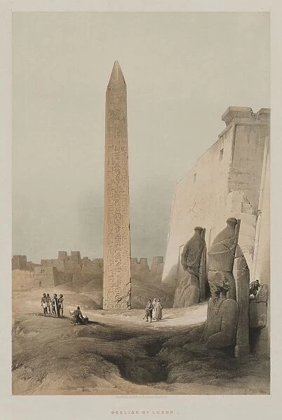 Egypt and Nubia, Volume I: Luxor, 1846. Creator: Louis Haghe (British, 1806-1885); F