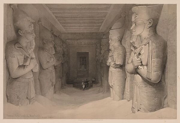 Egypt and Nubia: Volume I - No. 14, Interior of the Temple Aboo Simbel, 1836. Creator