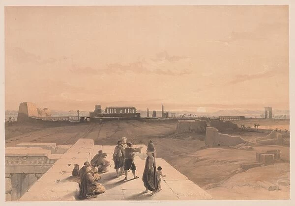 Egypt and Nubia: Volume I - No. 38, Ruins of Karnak, 1838. Creator: Louis Haghe (British