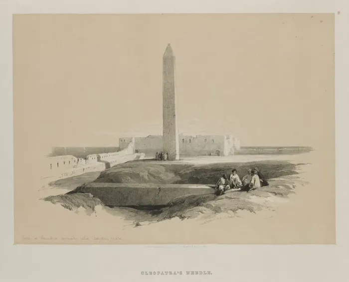 Framed Print : Egypt and Nubia, Volume I: Obelisk at Alexandria, Commonly called Cleopatras Needle, 1846 Framed Print : Egypt and Nubia, Volume I: Obelisk at Alexandria, Commonly called Cleopatras Needle, 1846