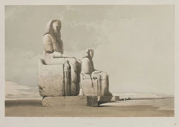 Egypt and Nubia, Volume I: Thebes, 1846. Creator: Louis Haghe (British, 1806-1885); F