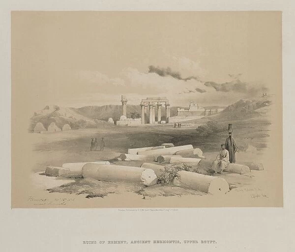 Egypt and Nubia, Volume II: Hermont, Ancient Hermonthis, 1848. Creator: Louis Haghe (British
