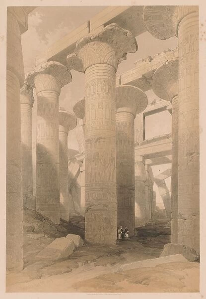Egypt and Nubia: Volume II - No. 14, Karnak, 1838. Creator: Louis Haghe (British, 1806-1885)