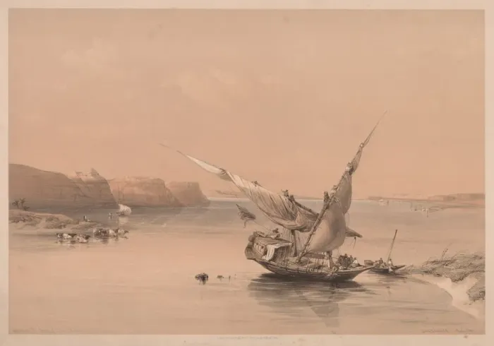 Framed Print : Egypt and Nubia: Volume II - No. 6, Approach to the Fortress of Ibrim, Nubia, 1838 Framed Print : Egypt and Nubia: Volume II - No. 6, Approach to the Fortress of Ibrim, Nubia, 1838
