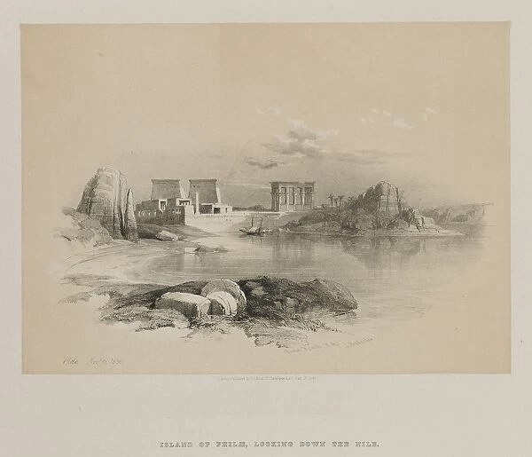 Egypt and Nubia, Volume II: Philae, 1848. Creator: Louis Haghe (British, 1806-1885); F