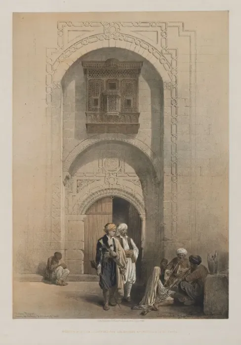 Framed Print : Egypt and Nubia, Volume III: Modern Mansion, showing the Arabesque Architecture of Cairo, 1849 Framed Print : Egypt and Nubia, Volume III: Modern Mansion, showing the Arabesque Architecture of Cairo, 1849