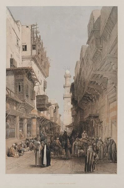 Egypt and Nubia, Volume III: Mosque el Mooristan, Cairo, 1849. Creator: Louis Haghe (British