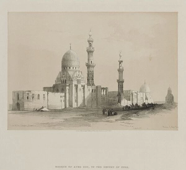 Egypt and Nubia, Volume III: Tombs of the Caliphs-Cairo. Mosque of Ayed Be[y], 1849