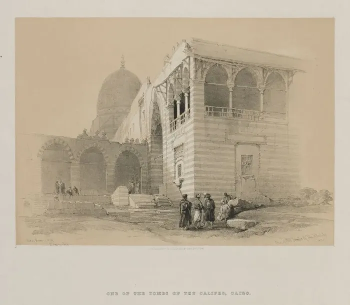 Framed Print : Egypt and Nubia, Volume III: One of the Tombs of the Khalifs, Cairo, 1848. Creator Framed Print : Egypt and Nubia, Volume III: One of the Tombs of the Khalifs, Cairo, 1848. Creator