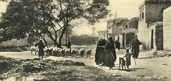 Egypt - Village near Cairo, c1918-c1939. Creator: Unknown