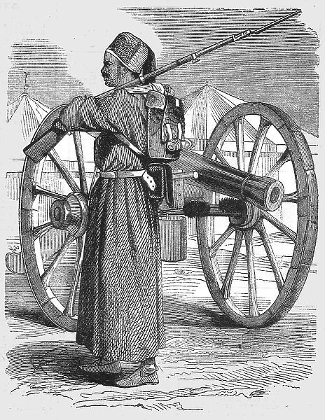 Egyptian Artilleryman, 1854. Creator: Unknown