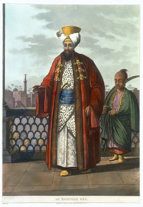 Framed Print : An Egyptian bey, 1802. Artist: Thomas Milton Framed Print : An Egyptian bey, 1802. Artist: Thomas Milton