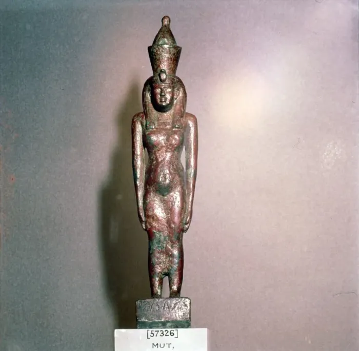 Framed Print : Egyptian bronze, Goddess Mut, Theban Mother-goddess, 18th Dynasty, c1550BC-1298BC Framed Print : Egyptian bronze, Goddess Mut, Theban Mother-goddess, 18th Dynasty, c1550BC-1298BC