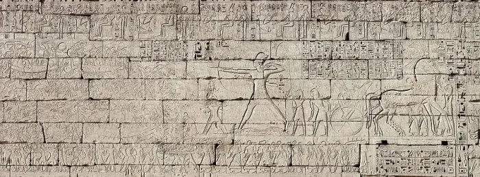 Framed Print : Egyptian campaign against the Sea Peoples. Relief from the temple of Ramesses III... 1185-1152 BC. Creator: Ancient Egypt Framed Print : Egyptian campaign against the Sea Peoples. Relief from the temple of Ramesses III... 1185-1152 BC. Creator: Ancient Egypt