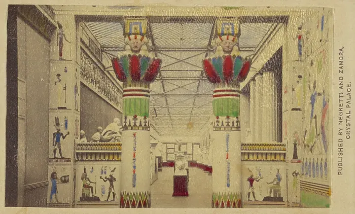 Framed Print : Egyptian Court, negative 1855; print about 1862. Creator: Negretti and Zambra Framed Print : Egyptian Court, negative 1855; print about 1862. Creator: Negretti and Zambra
