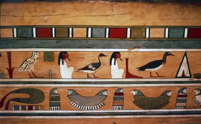 Framed Print : Egyptian Hieroglyphs inside outer coffin of steward, Seni from El Bersha, Egypt, c2000 BC Framed Print : Egyptian Hieroglyphs inside outer coffin of steward, Seni from El Bersha, Egypt, c2000 BC