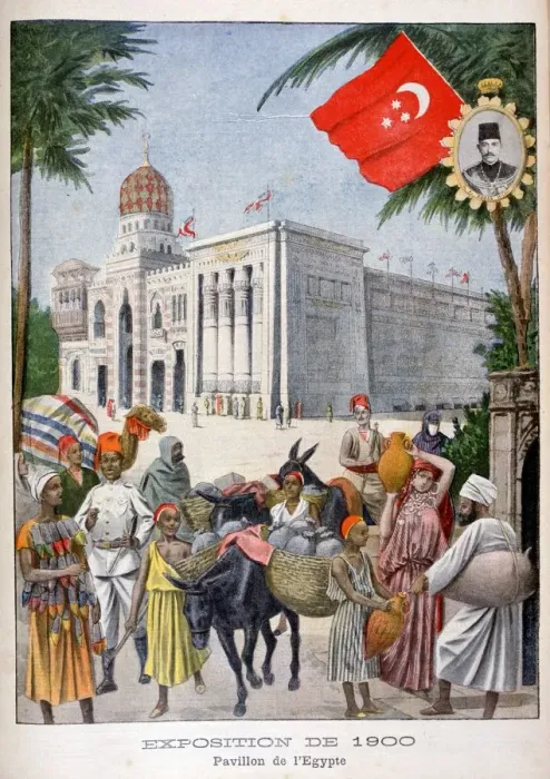 Framed Print : The Egyptian pavilion at the Universal Exhibition of 1900, Paris, 1900 Framed Print : The Egyptian pavilion at the Universal Exhibition of 1900, Paris, 1900