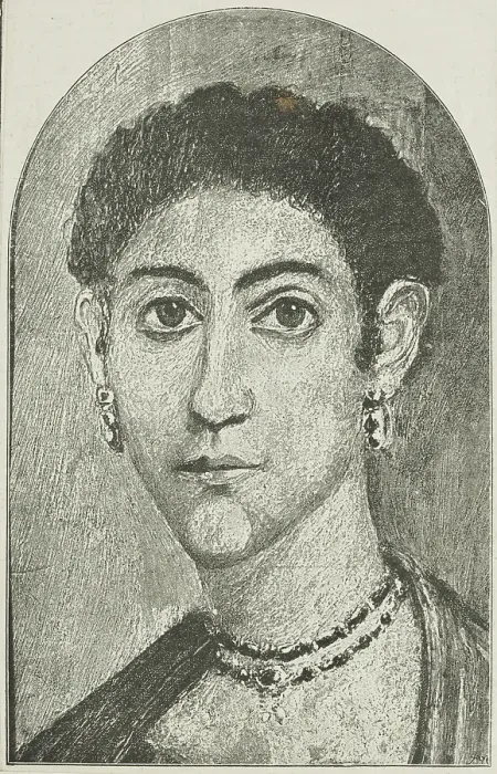 Framed Print : An Egyptian portrait on display at the Egyptian Hall, Piccadilly, 1888. Creator: Unknown