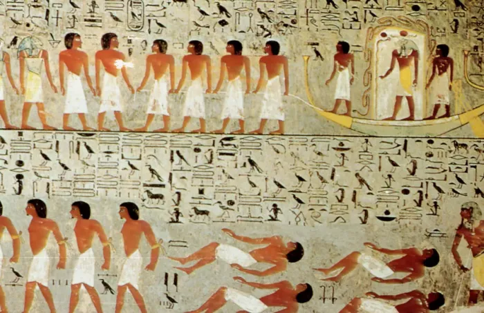 Framed Print : Egyptian Tomb, Procession of the Crown, Thebes, Egypt Framed Print : Egyptian Tomb, Procession of the Crown, Thebes, Egypt