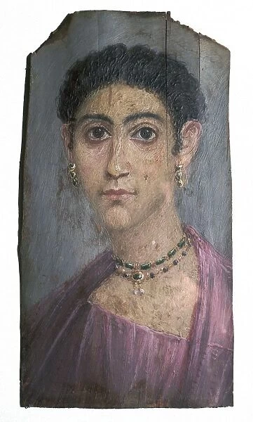 Egyptian wax portrait of a lady, 2nd century