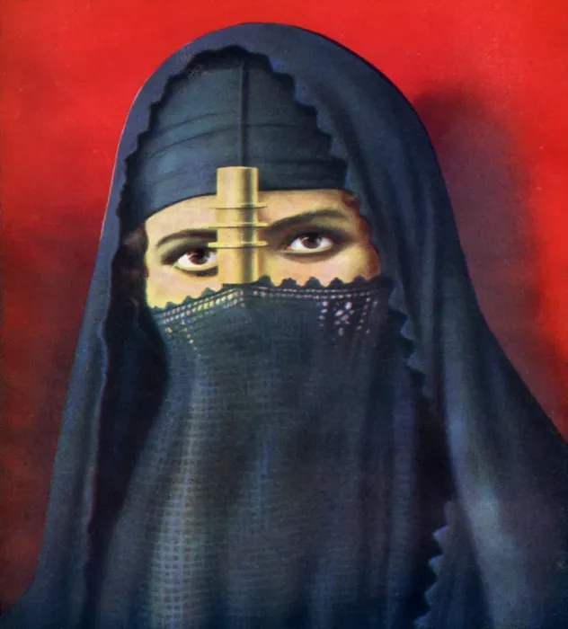 Framed Print : Egypyian woman, c1922. Artist: ENW Slark Framed Print : Egypyian woman, c1922. Artist: ENW Slark
