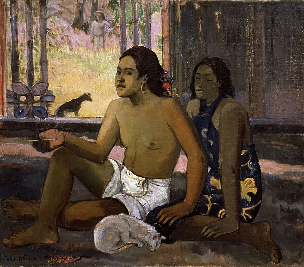 Eiaha Ohipa (Not Working. Tahitians in a Room), 1896. Artist: Paul Gauguin