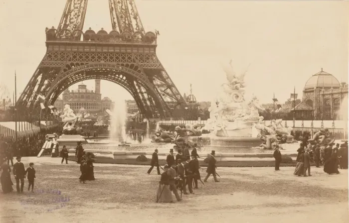 Framed Print : Eiffel Tower, 1890s. Creator: Unknown Framed Print : Eiffel Tower, 1890s. Creator: Unknown