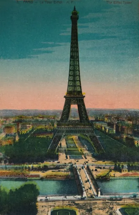 Framed Print : The Eiffel Tower, Paris, c1920 Framed Print : The Eiffel Tower, Paris, c1920