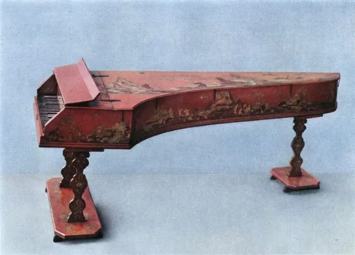 Framed Print : Eighteenth century harpsichord, 1948 Framed Print : Eighteenth century harpsichord, 1948