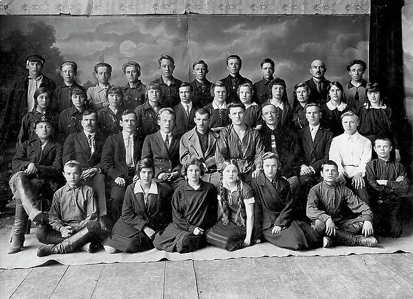 Eighth group of the Berd school of the second stage, 1929. Creator: GP Putintsev