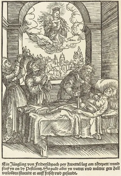 Framed Print : Ein Jungling von Friderschpach... c. 1503. Creator: Master of the Legend Scenes Framed Print : Ein Jungling von Friderschpach... c. 1503. Creator: Master of the Legend Scenes