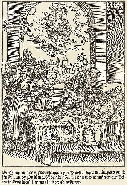 Ein Jungling von Friderschpach... c. 1503. Creator: Master of the Legend Scenes