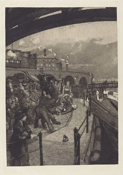 Ein Mord (A Murder), 1883. Creator: Max Klinger