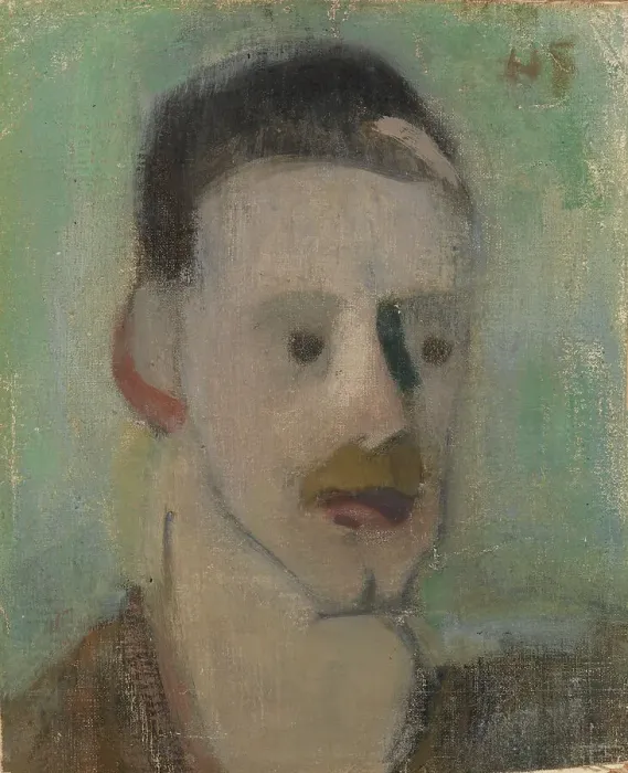 Framed Print : Einar Reuter III, 1919-1920. Creator: Helene Schjerfbeck Framed Print : Einar Reuter III, 1919-1920. Creator: Helene Schjerfbeck