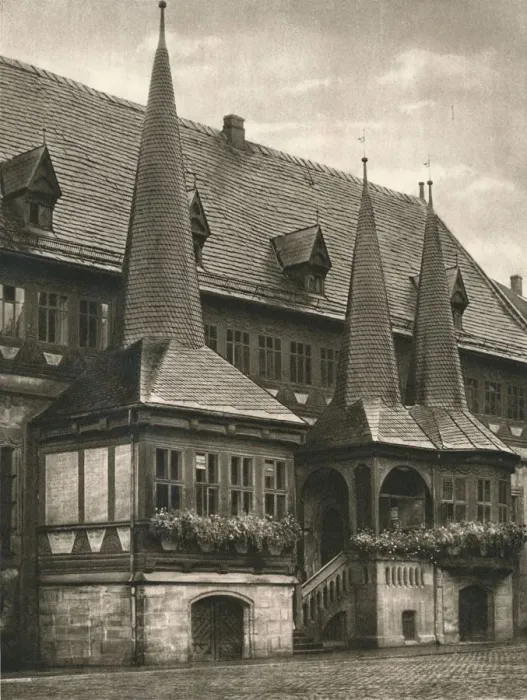 Framed Print : Einbeck - Rathaus, 1931. Artist: Kurt Hielscher Framed Print : Einbeck - Rathaus, 1931. Artist: Kurt Hielscher