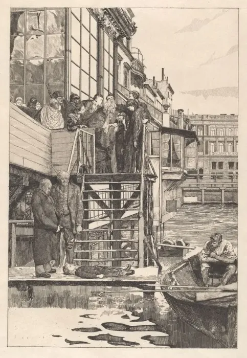 Framed Print : Eine Mutter, 1882. Creator: Max Klinger