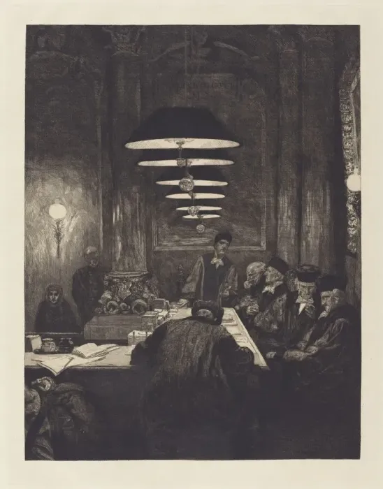 Framed Print : Eine Mutter III (A Mother III), 1883. Creator: Max Klinger Framed Print : Eine Mutter III (A Mother III), 1883. Creator: Max Klinger