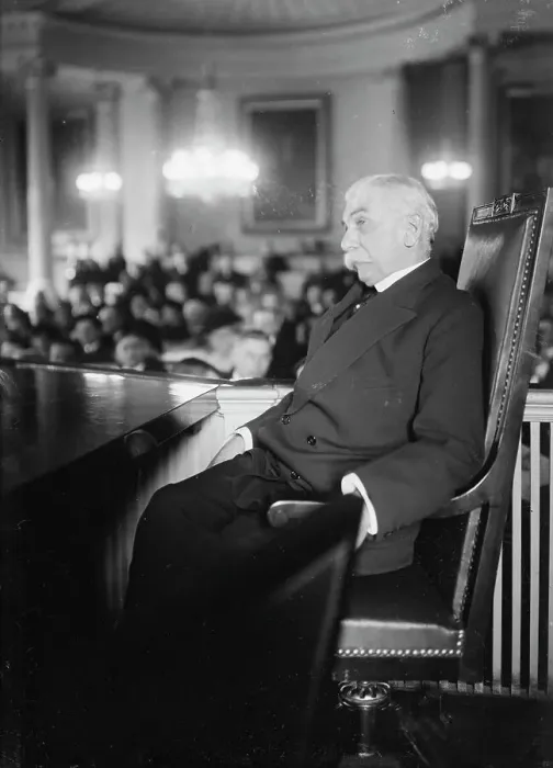 Framed Print : E.J. Berwind before Ind'l Com'n, between c1910 and c1915. Creator: Bain News Service Framed Print : E.J. Berwind before Ind'l Com'n, between c1910 and c1915. Creator: Bain News Service