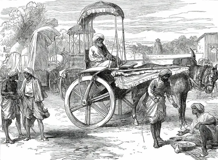 Framed Print : Ekas, Bengal Presidency, from a sketch by one of our special artists, 1876. Creator: Unknown Framed Print : Ekas, Bengal Presidency, from a sketch by one of our special artists, 1876. Creator: Unknown