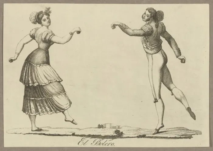 Framed Print : El Bolero, 1790s Framed Print : El Bolero, 1790s