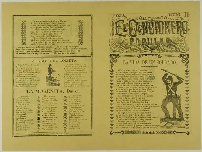 Framed Print : El cancionero popular, hoja num. 19 (The Popular Songbook, Sheet No. 19), n.d. Creator: Manuel Manilla Framed Print : El cancionero popular, hoja num. 19 (The Popular Songbook, Sheet No. 19), n.d. Creator: Manuel Manilla
