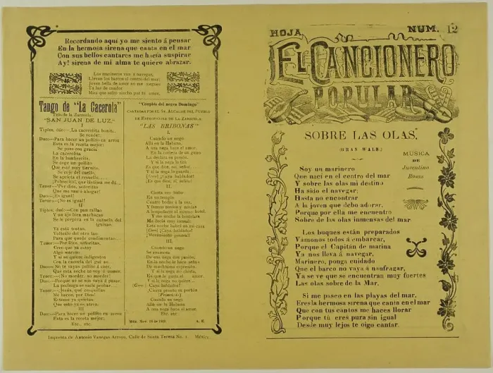 Framed Print : El cancionero popular, hoja num. 12 (The Popular Songbook, Sheet No. 12), n.d. Creator: Unknown Framed Print : El cancionero popular, hoja num. 12 (The Popular Songbook, Sheet No. 12), n.d. Creator: Unknown