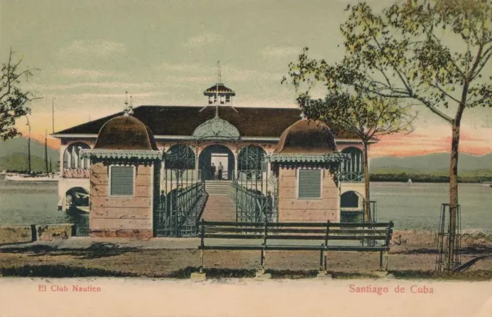 Framed Print : El Club Nautico - Santiago de Cuba, 1908 Framed Print : El Club Nautico - Santiago de Cuba, 1908